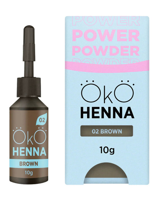 OkO Henna Brynsfarge - (5g) BROWN