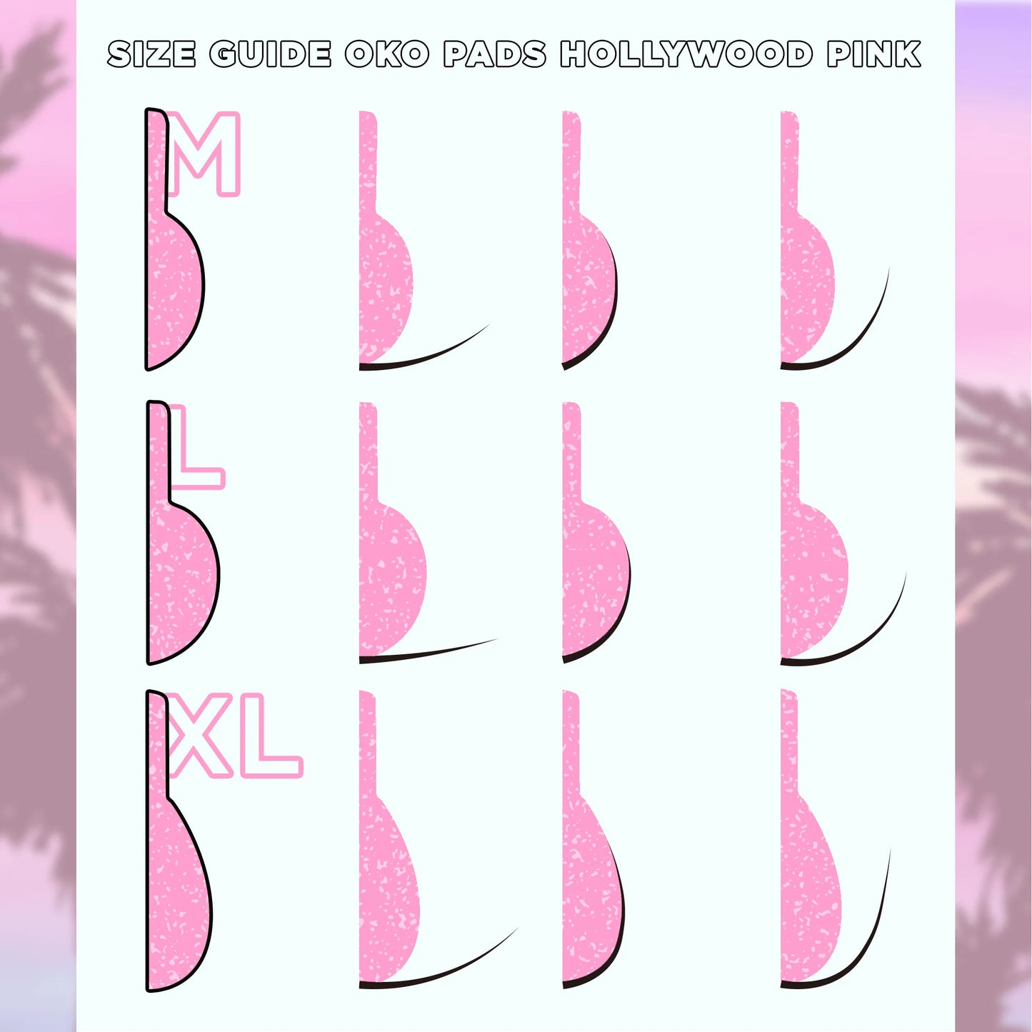 OKO Hollywood Pink Lash Lift Pads – Premium Silikonskjold